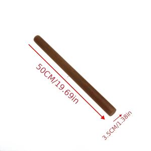 TEMU 1개 선택된 천연 나무 롤링핀, 건강한 수제 튼튼하고 내구성이 뛰어나며 세척이 용이하며 변형이 없는 롤링핀으로 삶을 즐기세요
