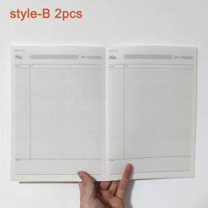 TEMU B5 두꺼운 코넬 격자 노트, 학습 노트, 업무 기록 등에 적합, 30매/60페이지, 두꺼운 종이