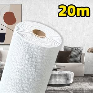 TEMU 20M 3D 폼 벽지 스티커 1롤, 자가 점착 두꺼운 벽 패널, 텍스처 디자인, 홈 리모델링 벽 스티커, 떼어내어 붙이는 방식, 간편한 청소 및 설치, 제거 가능, 거실, 주방, 침실, 사무실 장식에 적합