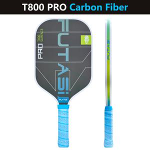 TEMU T800PRO 카본 파이버 픽클볼 패들 - 뛰어난 패들 강도와 거친 프로스트 표면으로 볼 스피너를 향상시켜 경쟁 경기와 초보자 모두에게 적합