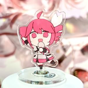 TEMU 2D 평면, 2D 평면 Casa Teto 회전 기능 아크릴 스탠드, 애니메이션 캐릭터 아크릴 장식품, 캐릭터 액세서리, 크리스마스 선물, 생일 선물, 2D 평면