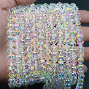 TEMU 6/8/10mm 반짝이는 화이트 슈퍼 다면체 볼 비즈 A등급 고품질 투명 유리 루스 비즈 스페이서 비즈 팔찌, 목걸이, 주얼리, 키 체인 펜던트에 적합