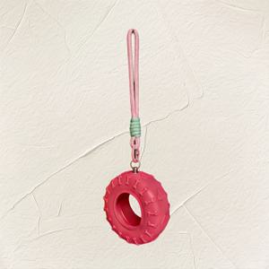 TEMU 햄스터용 내구성 있는 타이어형 해먹 및 그네 1개 - 분리형 체인 포함, 케이지 등반 장난감으로 이상적, 햄스터, 다람쥐, 소형 반려동물에게 적합