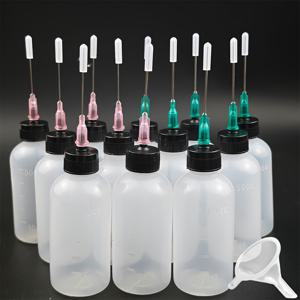 TEMU 깔때기 포함 50ml 플라스틱 스퀴즈 병 6/12개 세트, 정밀 오일병, 풀병, 특대형 1.5인치 앱리케이터 팁이 있는 LDPE 오일 도포기 – 공예품 제작, 경첩 설치, 재봉틀 작동 등 다양한 용도에 적합. 사용이 편리한 실험실 분배용품