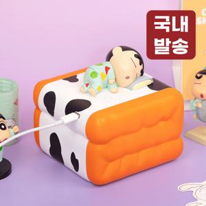 TEMU 짱구 이불 미니가습기 피규어 초음파 USB 탁상용 책상 사무실
