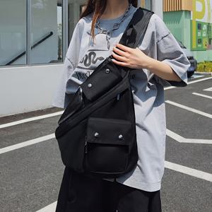 TEMU OLEEM 브랜드 다기능 대용량 경량 크로스백 체스트백, 다중 포켓, 조절식 스트랩 & 지퍼 잠금, 사이클링/여행/통근용, 스마트폰/태블릿용 핸즈프리 웨이스트 팩, 캐주얼 벨트백