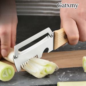 TEMU Wooden Handle Multi-Functional Peeler with Bottle Opener and Green Onion Slir, Onion and Leek Cutter, Sugarcane and Cucumber Peeler, Fruit and Vegetable Peeling Tool, Exquisite Holiday Gift