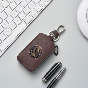 TEMU 드래곤 패턴 키 파우치, 비즈니스 스타일 차 키홀더, 동전 지갑, 스타일리시하고 우아한 휴대용 여행용, 가정 및 비즈니스용, 일상 출퇴근 액세서리, 지퍼 클로저 디자인, 완벽한 발렌타인데이 선물