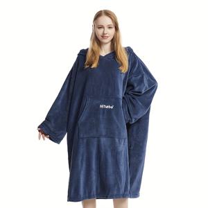 TEMU HiTurbo 산호 벨벳 목욕가운 1개, 초강력 흡수성 및 속건성, 플러시 도톰한 잠옷, 남녀공용 슈퍼 소프트, 수영, 가정, 목욕, 다이빙, 서핑, 해변용