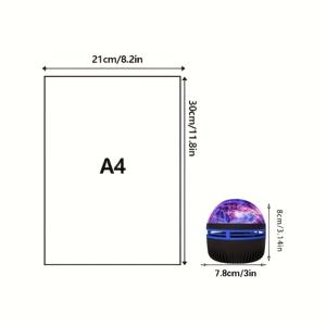 TEMU 코스믹 LED 프로젝션 램프 - 우주 및 행성 디자인, USB 전원 리모컨 포함 무드등, 사무실 및 게이밍룸용 분위기 조명