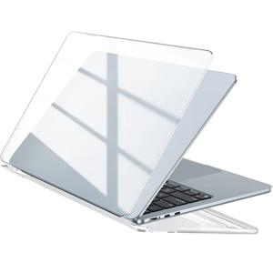TEMU MacBook Air 13인치 호환 보호 케이스, 2026-2022년형 M5, M4, M3, M2 (A3449, A3240, A3113, A2681) 모델용. 보호용 플라스틱 하드 쉘 케이스, Air 13.6인치용 - 고품질 경량 하드 쉘, 초슬림하고 스타일리시한 디자인, 학교, 사무실, 여행, 일상용 - 클리어