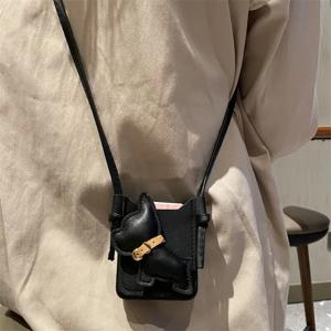 TEMU 삼성 갤럭시 Z 플립 4G 7 6 5 4 3 5G용 패션 크로스바디 목걸이 블랙 카드 슬롯 홀더 불독 강아지 긴 스트랩 휴대폰 케이스 커버