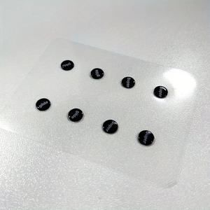 TEMU 1팩 유리 마우스 스케이트 DIY 도트 마우스 발패드 스티커, 게이밍 마우스용 미끄럼 방지 패드