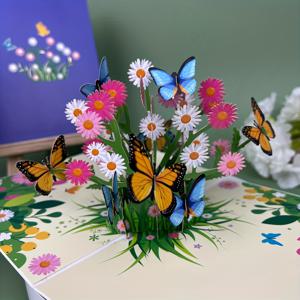 TEMU 봉투가 포함된 팝업 3D 카드 1개입. 엄마, 할머니, 선생님, 자매, 동료, 친구, 아내 또는 여자친구를 위한 선물로 적합하며, 생일, 새해, 스승의 날, 어버이날과 같은 다양한 행사에 적합합니다.
