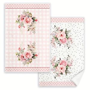 TEMU Jit2pcs 초극세사 주방 타월 - 빠른 건조, 흡수성, 내구성 좋은 핸드 타월, 휴일 기념 행사에 적합, 크리스마스 및 새해의 밤 파티에 이상적, 세탁기 사용 가능 - 레스토랑 장식에 훌륭한 선택