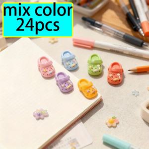 TEMU 24개 3D 텍스처 레진 크림 젤 참 | 카툰 혼합 레진 크림 글루 DIY 액세서리