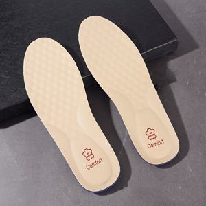 TEMU 피로가 덜 나는 발 정품 가죽 소가죽 깔창 여성 가죽 신발 남성용 특수 통기성 두꺼운 충격 흡수 탈취 통기성 땀 흡수