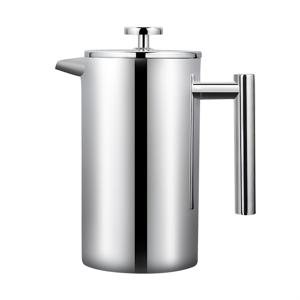 TEMU 1500ML 대용량 프렌치 커피 프레스 포트 이중 스테인리스 스틸 커피 메이커 단열 티 메이커 프렌치 프레스 커피 포트