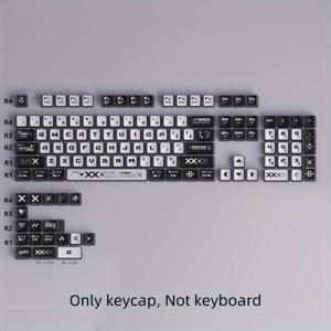 TEMU OEM 키캡 프린팅 컬렉션 테마, 승화 공예, PBT PC 재질, 사면 투명 푸딩 키캡, 6.25U 스페이스바 61 68 75 84 87 98 99 100 104 108 키보드 호환