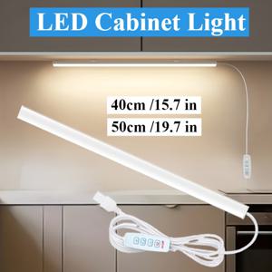 TEMU 1개 자석 부착 LED 캐비닛 조명, LED 눈에 좋은 독서등, USB 전원 푸시 버튼 스위치 벽 조명, 3가지 색온도 조절 가능 침대 야간 조명, 주방/캐비닛/침실 책상 USB 조명