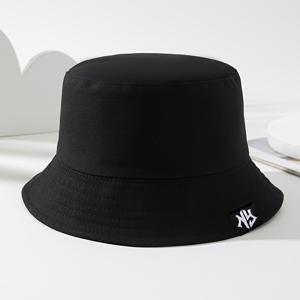TEMU 작은 NY 로고가 있는 클래식 여성용 버킷햇, 봄과 여름을 위한 심플하고 활용도 높은 남녀공용 버킷햇. 낚시, 캠핑, 해변을 위한 편안하고 활용도 높은 아웃도어 모자. 일상적인 캐주얼 외출에 적합하며 친구와 가족을 위한 이상적인 선물