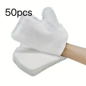 TEMU 50개입 게으른 헝겊 장갑 – 물고기 비늘 다기능 청소 장갑, 설거지 및 청소, 일회용 먼지 제거로 습식 및 건식 재사용 가능