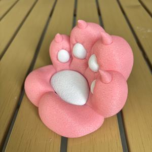 TEMU 1개 귀여운 고양이 발바닥 모양 휴대폰 거치대, 태블릿 스탠드, 편안한 지지 스탠드, 홈 데스크탑 장식, 영화/드라마 감상 필수품