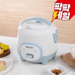TEMU 미니 전기밥솥 KRC-6903 찜기포함 2~3인용 싱글 자취 원룸