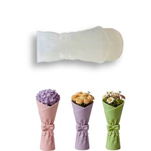 TEMU 3D 실리콘 꽃병 몰드 (레진 캐스팅용), 유연한 화분 몰드 (콘크리트 석고용), 홈 , 테이블 센터피스 공예 용품