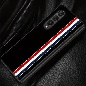 TEMU 폰 케이스: 브랜드 라인 럭셔리 케이스, 갤럭시 Z Fold7 Z Fold 7 6 5 4 3 Z Fold4 Z Fold6 Z Fold3 Z Fold5 호환 백 폰 커버