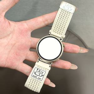 TEMU 20mm 22mm 귀여운 고양이 디자인 나일론 스트랩, 삼성 밴드 4 5 6 7 클래식 액티브 2 S3 여름 도파민 컬러에 적합, 가벼운 팔찌, 삼성 시리즈 40mm 44mm 42mm 46mm 47mm 호환, 만화 스타일 추가