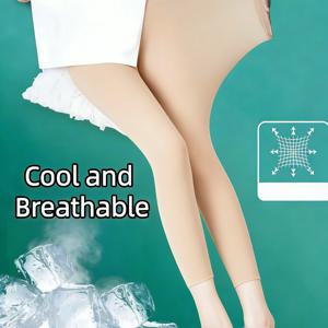 TEMU 여성용 스킨톤, 시원하고 통기성이 좋으며 편안한 레깅스 한 쌍. 높은 탄성으로 완벽하며 출퇴근에 스타일리시하며 일상 외출 및 쇼핑에 적합합니다.