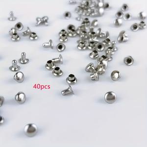 TEMU 40개 구리 버클, 4가지 색상 - 4mm, 내구성 강하고 녹슬지 않음, 인형 옷, 재봉 프로젝트 및 미니어처 공예 용품에 적합, 재봉 프로젝트 액세서리 | 미니어처 버클 | 내구성 있는 구리, 미니어처 버클, 가죽 공예