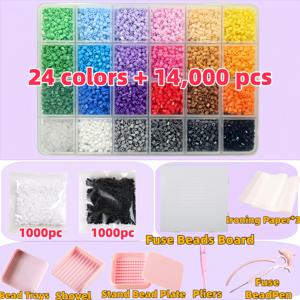 TEMU 14000개/ 2.6mm 고품질 퓨즈드 비즈, 도구 풀세트, 섬세한 디테일 아트 및 고화질 이미지를 위해 특별 설계된 픽셀 비즈, DIY 수공예품, 다리미용 비즈 키트, 부활절 선물