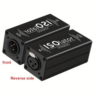 TEMU 1개 아이솔레이터 6.35 XLR 오디오 노이즈 필터 노이즈 억제기 아이솔레이터, PC용 내구성 있는 암-수 공통 접지선 제거 필터 다기능 노이즈 아이솔레이터 미터, 7월 4일/독립기념일 애국적인/레드 화이트 앤 블루/깃발 화환