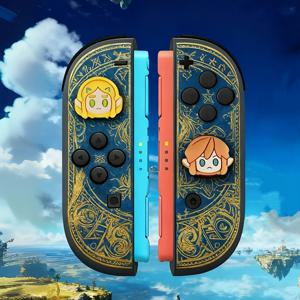 TEMU 2개입, 기사와 공주 게임 테마 컨트롤러 커버, PS4/5, 스위치, Xbox용