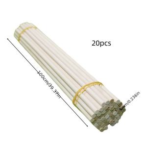 TEMU 20개 유리섬유 묘목 스탠드, 4mm/6mm 직경, 채소용 소형 아치형 골격, 농업용 온실 지지대, 온실 재배 골격, 내구성 강한 방청 가드닝 도구, 홈 가드닝 필수품