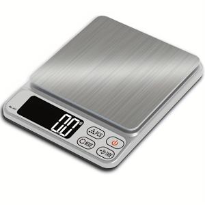 TEMU GAANLIN GL-07 미니 고정밀 주방 저울 0.1G 정밀 그램 저울 3Kg 블랙 실버 휴대용 가정용 베이킹 저울