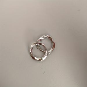 TEMU 은색 라운드 후프 귀걸이 2개, 구리 클립온 귀걸이, 심플하고 활용도 높은 작은 후프 이어커프, 남녀공용 스타일, 남성용 귀걸이, , 절친, 커플을 위한 발렌타인데이, 생일, 휴일 선물, 일상 업무, 파티, 휴가용, 심플한 선물