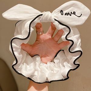TEMU 1개 자수 리본 헤어밴드, 리본 헤어 장식, 세안, 페이셜 메이크업, 요가, 샤워에 적합, 여성 및 스파 메이크업 및 세안에 매우 적합, 욕실 장식!
