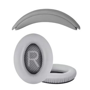 TEMU 10초 도구 없이 설치, 신상과 같은 품질, OEM 품질 성능 | Bose QC35/QC35 II/QC45 이어폰용 스냅온 디자인의 교체용 헤드밴드 및 이어패드 (다른 모델과 호환되지 않음)