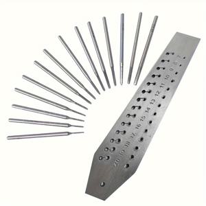 TEMU 14 Tap Die 세트 No 0.7mm ~ 2mm 탭 및 다이 시계 미니 수리 도구 시계 수리 도구, 탭 플레이트, 시계 도구