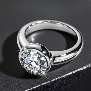 TEMU 925 실버 1캐럿, 2캐럿, 3캐럿 모이사나이트 반지, 새로운 패셔너블 다용도 개성 크리에이티브 디자인 빈티지 성숙한 우아한 로맨틱 심플 클래식 스타일 남녀공용 커플 반지, 프로포즈 약혼 결혼 발렌타인데이 어머니의 날 크리스마스 추수감사절 할로윈 생일 기념일 선물 데일리웨어 파티 이벤트 선물, 박스 포함, 약 2.19g, 남성 및 여성용