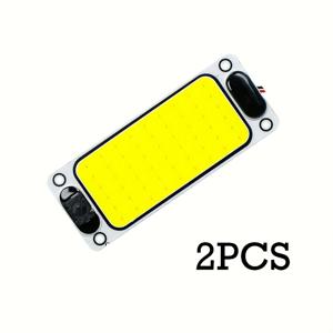 TEMU 투팩 12V/24V 트렁크 조명 108/54 고휘도 COB 비드 얇은 차량 독서등 바, 6000K 800LM LED, 스위치 내장형 돔 조명 (밴, 트럭, RV, 캠핑카용)