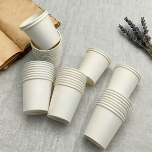 TEMU 200개 미니 디저트 컵, 1.5OZ 소형 흰색 종이 컵, 소형 시음 컵, 시음 컵, 컵, 디저트 컵, 바 소형 와인 컵, 시음 컵, 가정 및 상업용 누출 방지 스타일
