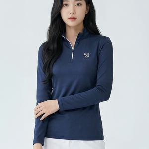TEMU 여성 춘추 여름 등산/골프/러닝/캠핑 만능 아웃도어 캐주얼 긴팔 하프집업 티셔츠(W6ST21)