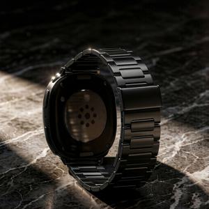 TEMU 삼성 8/8 클래식 40mm 44mm 46mm용 고급 스테인리스 스틸 밴드 남성/여성용, 삼성 워치 8 클래식/8 스마트워치 액세서리용 패션 버클 손목 스트랩