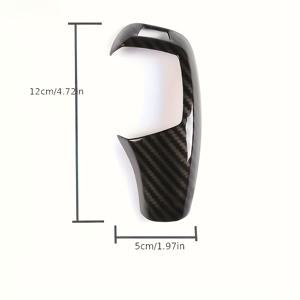 TEMU BMW F01-F04 F07 F10 F11 F15 F16 F18 F25 F26 F30 F31 F34 F35 (2009-2020) 카본 파이버 패턴 기어 변속 레버 커버 보호대