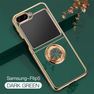 TEMU 휴대폰 케이스 - 삼성 폰 Flip5에 적합한 6D 전기 도금 케이스