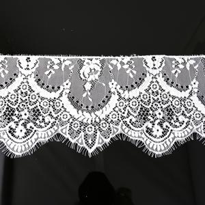 TEMU (3M/묶음) 16Cm 폭 꽃 자수 속눈썹 레이스 재료 수제 리본 의류 장식 레이스
